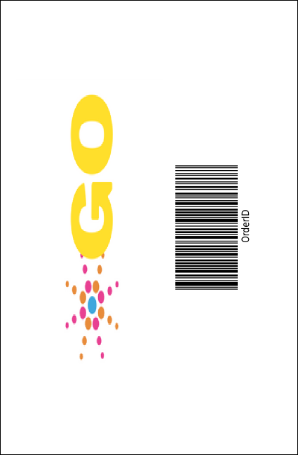 Cap and Gown Drink Ticket Logo Product Back