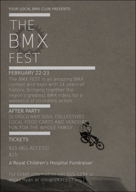 BMX Postcard Product Front