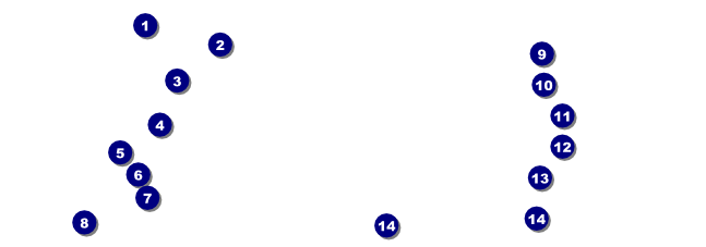 Astrology Raffle Ticket Front Field Markers