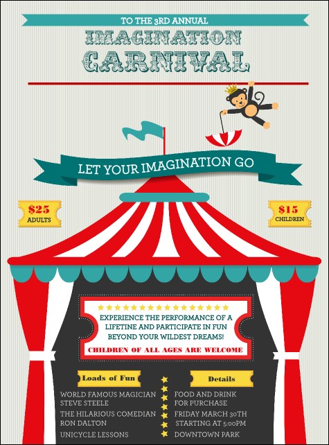 Carnival Monkey Flyer Product Front