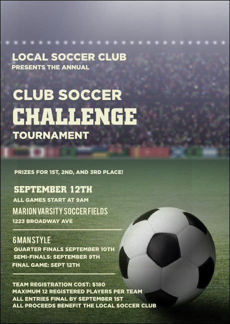 Soccer Stadium Postcard Product Front