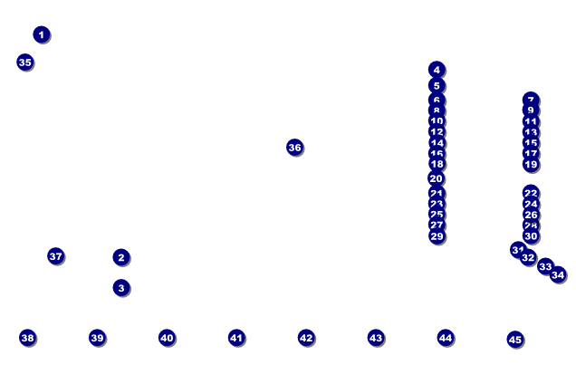 Football Schedule Logo Poster Front Field Markers