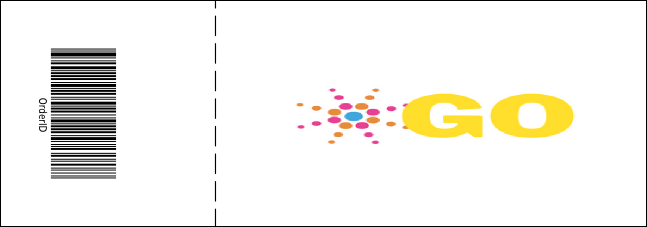 Punk Rock Event Ticket Product Back