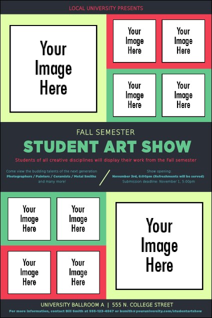 Image Upload Poster Product Front