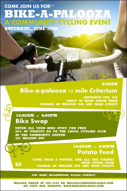 Bike A Palooza Poster Product Front