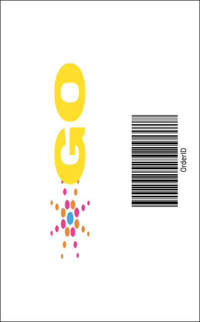 Gold Glitter Drink Ticket Product Back