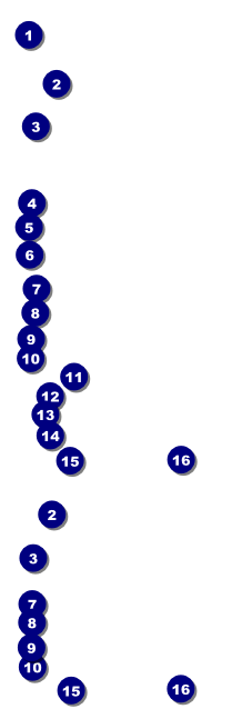 Fall Event Ticket Front Field Markers