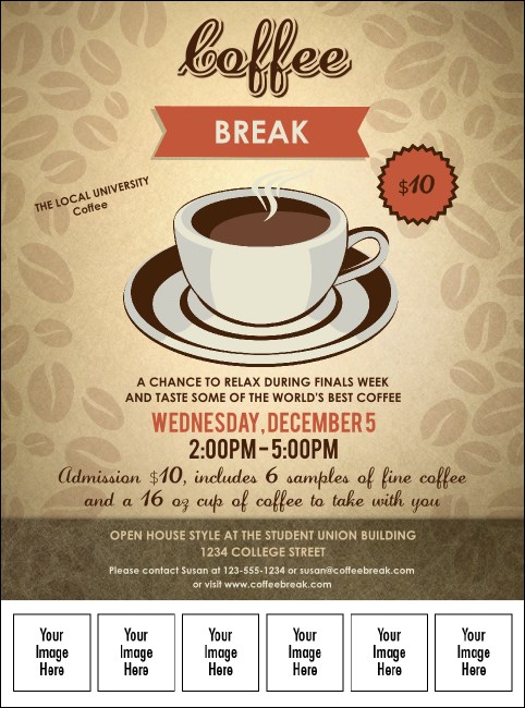 Coffee Logo Flyer Product Front