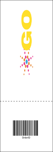 Music Festival Raffle Ticket Product Back
