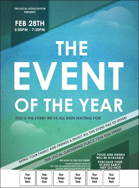 All Purpose Clouds Logo Flyer Product Front