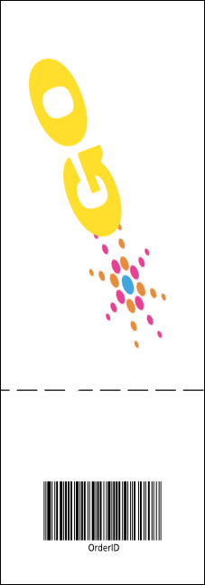 Skateboarding Event Ticket Product Back