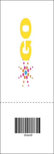 Skateboarding Raffle Ticket Product Back