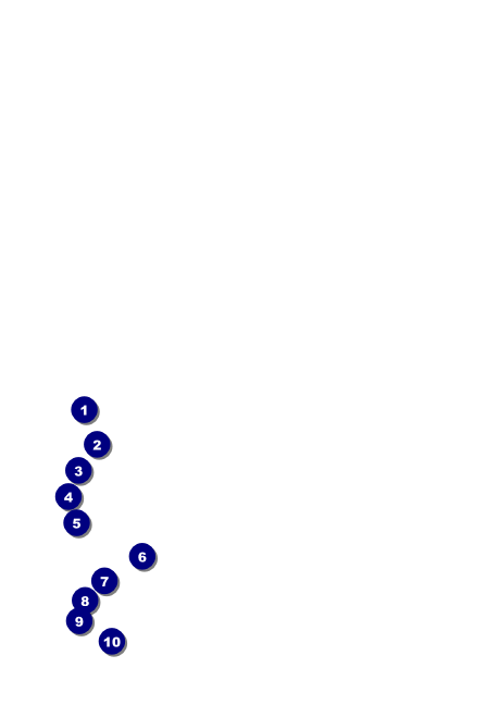 Snowflake Ornament Club Flyer Front Field Markers