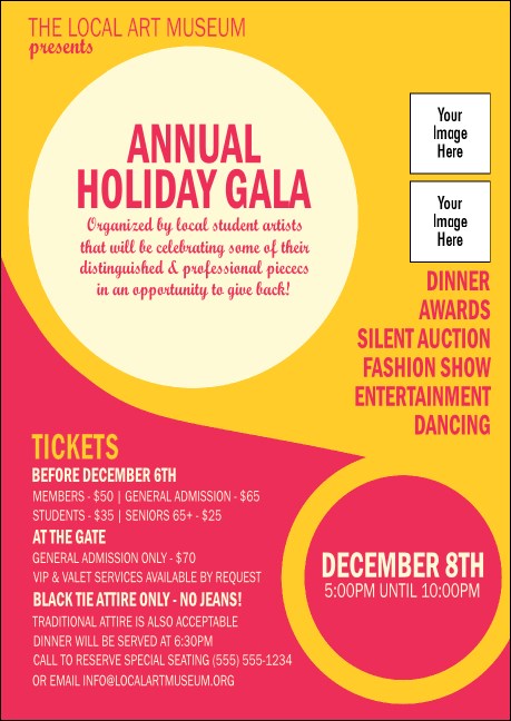 Circle Gala Club Flyer
