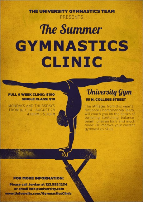 Gymnastics Club Flyer